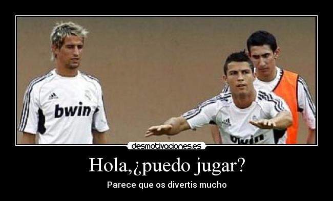 Hola,¿puedo jugar? - Parece que os divertis mucho