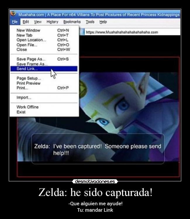 Zelda: he sido capturada! -