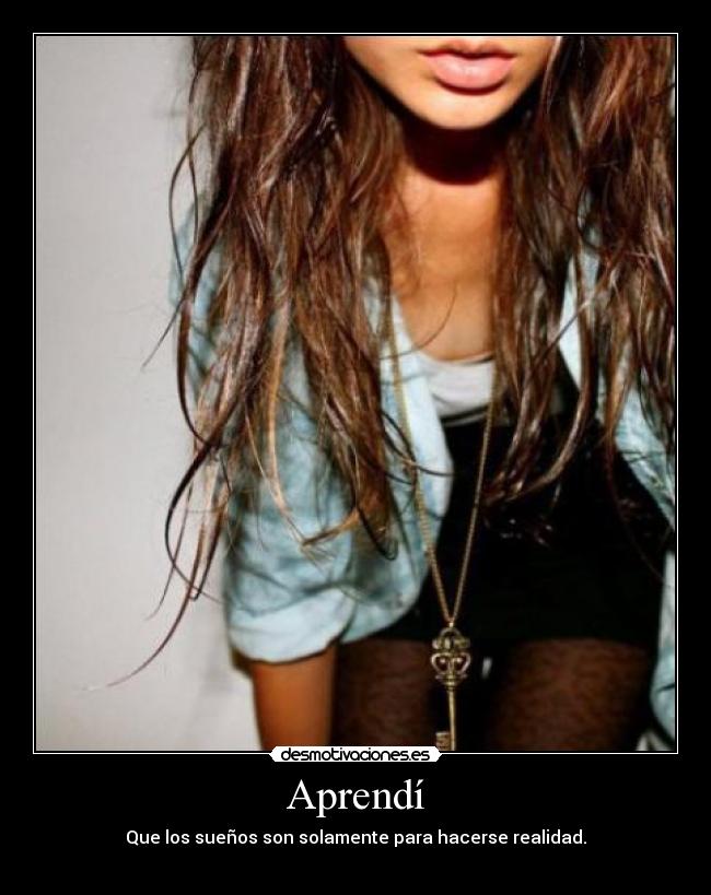 Aprendí -