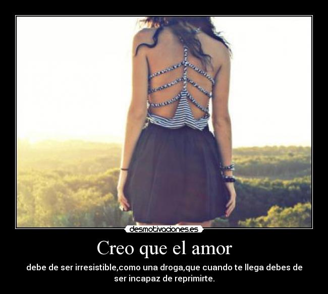 Creo que el amor -