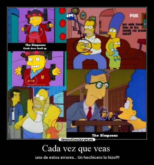 Cada vez que veas - uno de estos errores... Un hechicero lo hizo!!!!