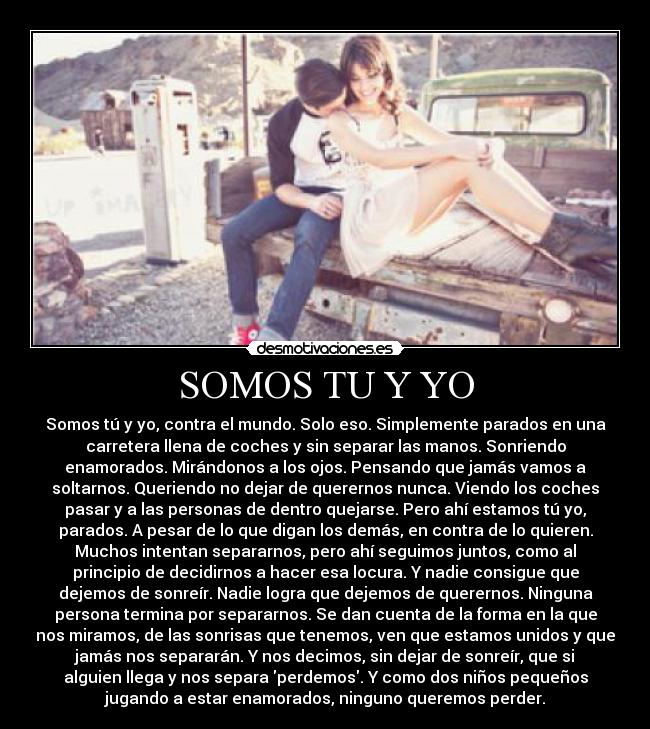 SOMOS TU Y YO -
