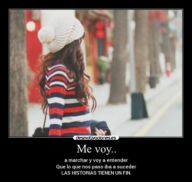 Me voy.. -