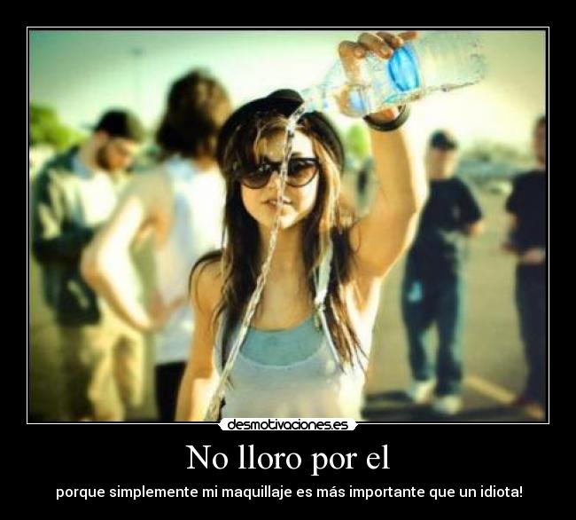 No lloro por el - 