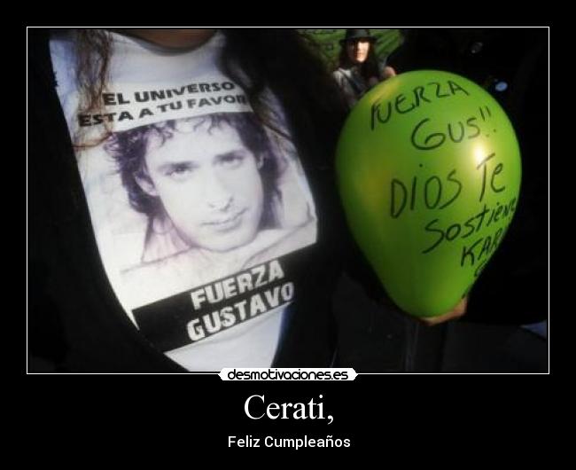 Cerati, - Feliz Cumpleaños