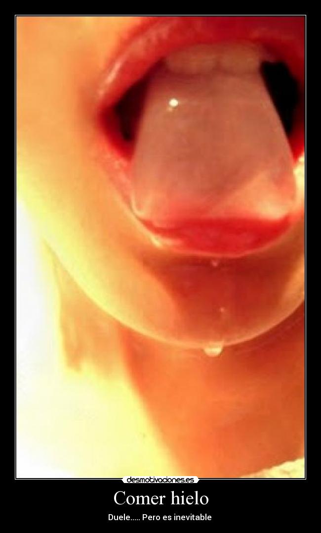Comer hielo - 