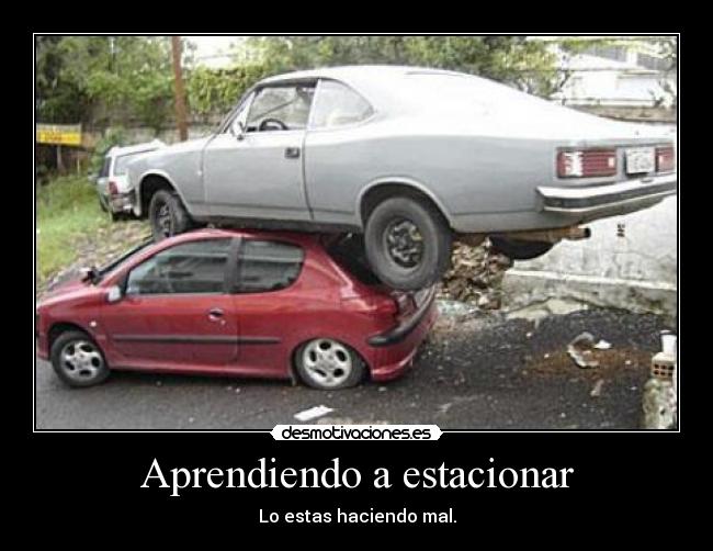 Aprendiendo a estacionar - 