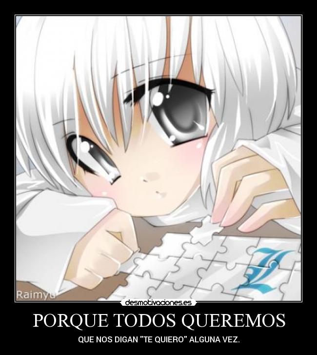 PORQUE TODOS QUEREMOS -