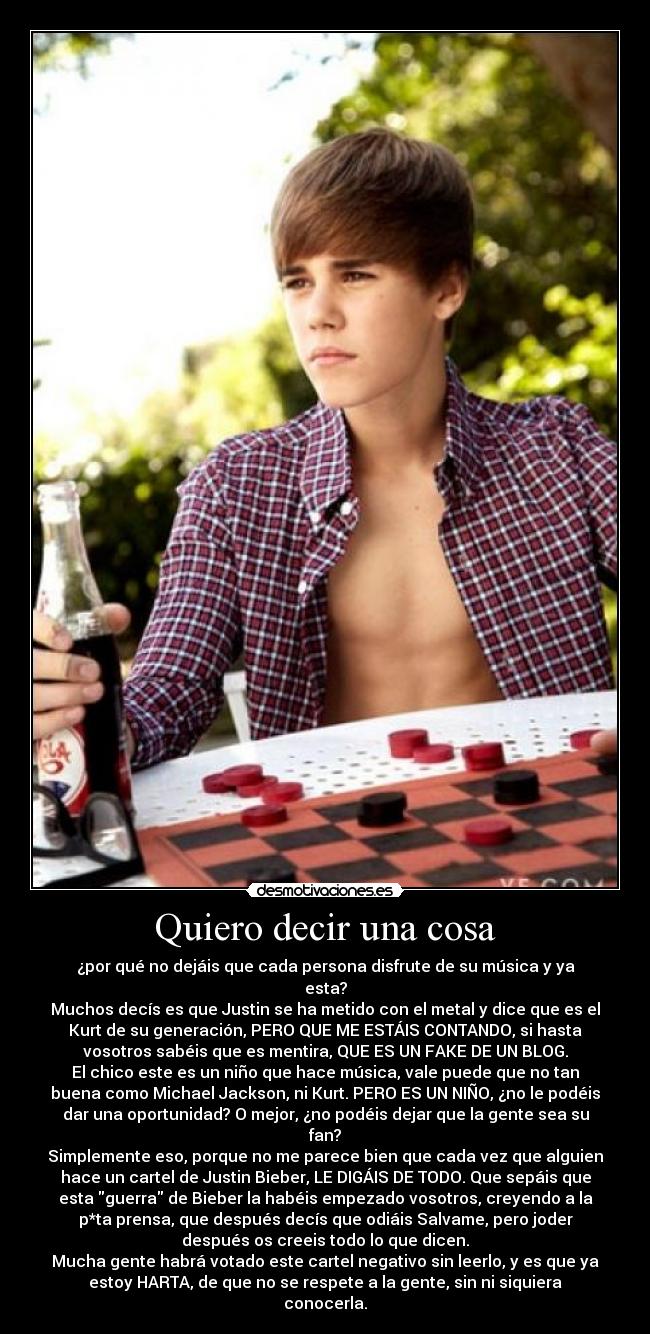 Quiero decir una cosa - 