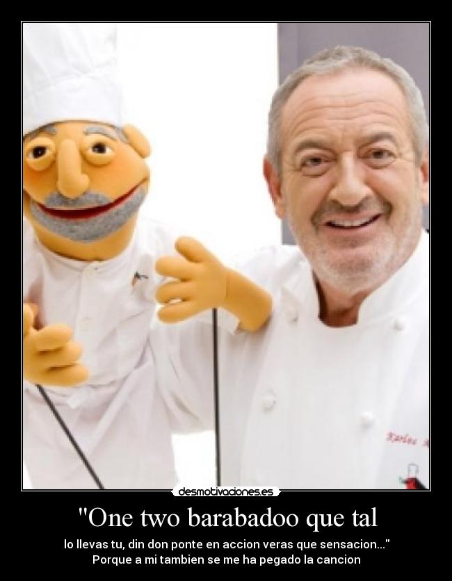 One two barabadoo que tal -