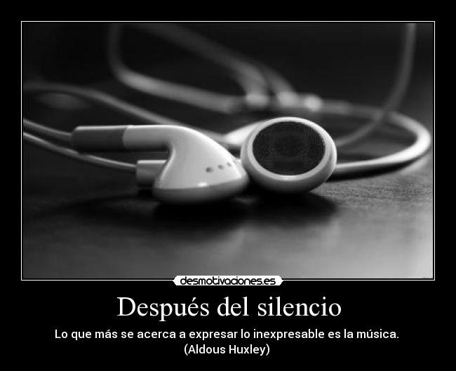 Después del silencio - 