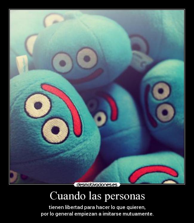 Cuando las personas -