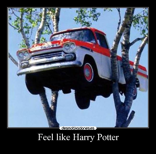Feel like Harry Potter -