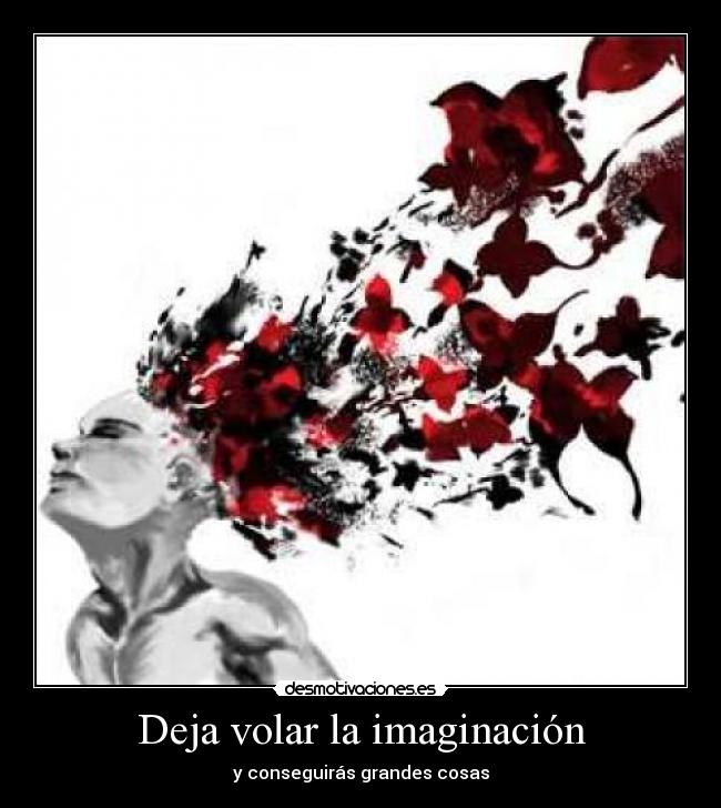 Deja volar la imaginación -