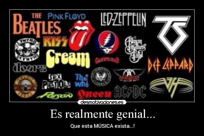 carteles musica rock verdadero desmotivaciones