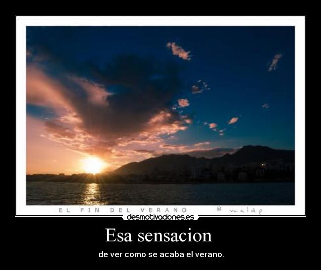 Esa sensacion -