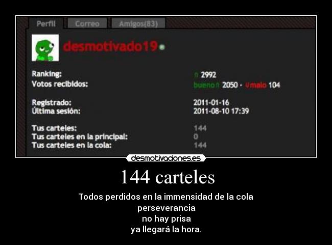 144 carteles - 