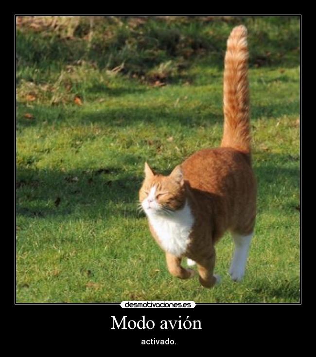 carteles modo avion desmotivaciones