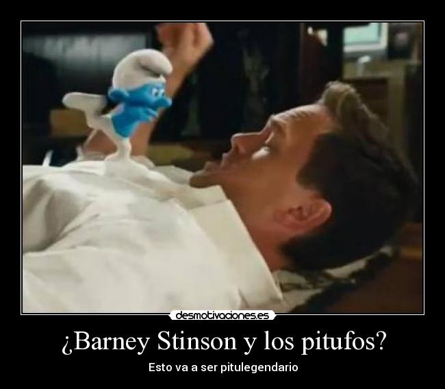 ¿Barney Stinson y los pitufos? - Esto va a ser pitulegendario