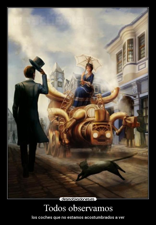 carteles coches raros observar desmotivaciones