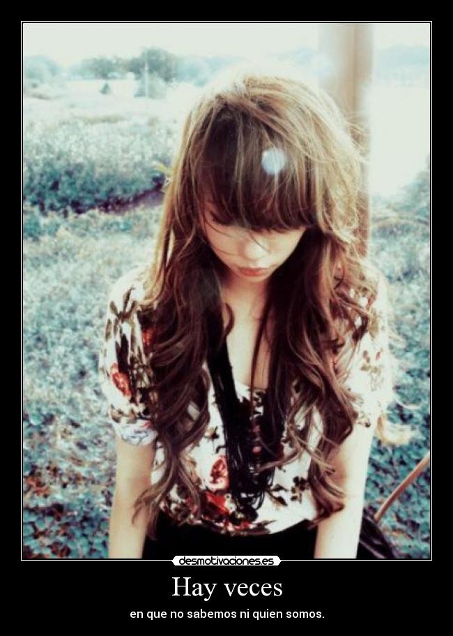 Hay veces -