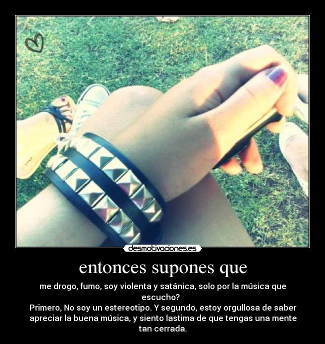 entonces supones que - 