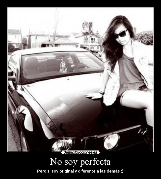 No soy perfecta -