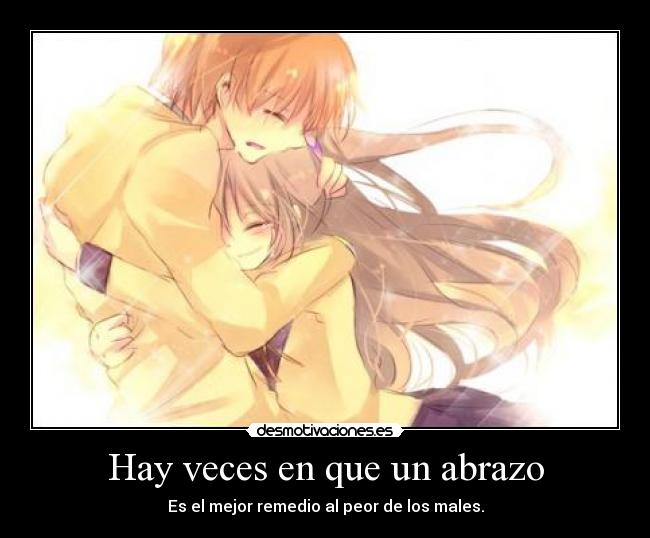 carteles hug cute kawaii desmotivaciones