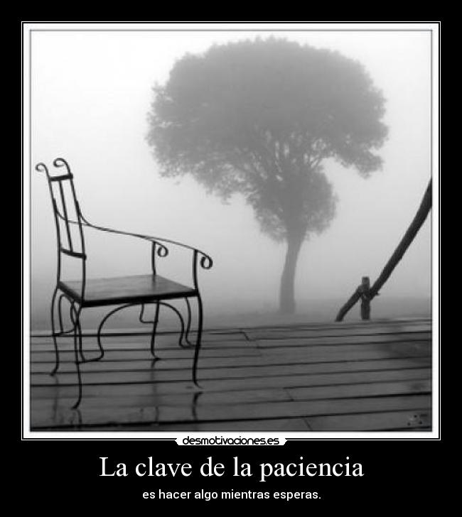 La clave de la paciencia -
