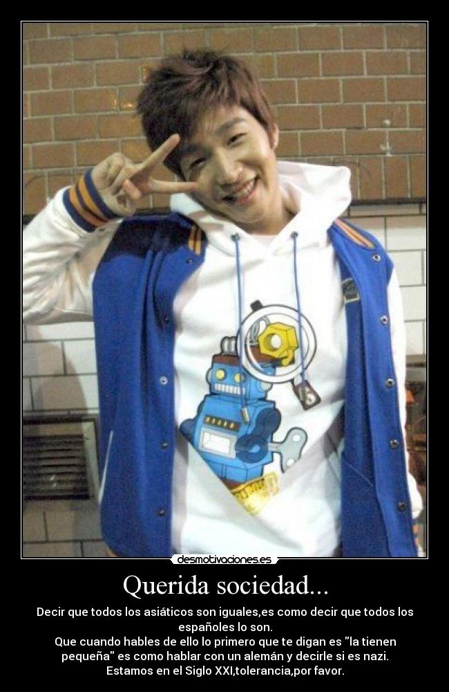 Querida sociedad... - 