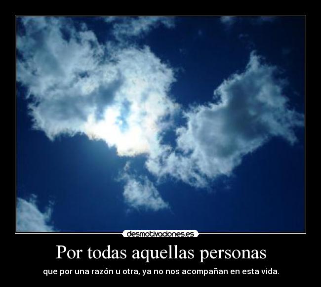 Por todas aquellas personas - 