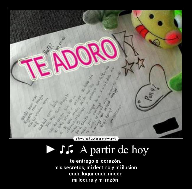 carteles musica hoy amo desmotivaciones