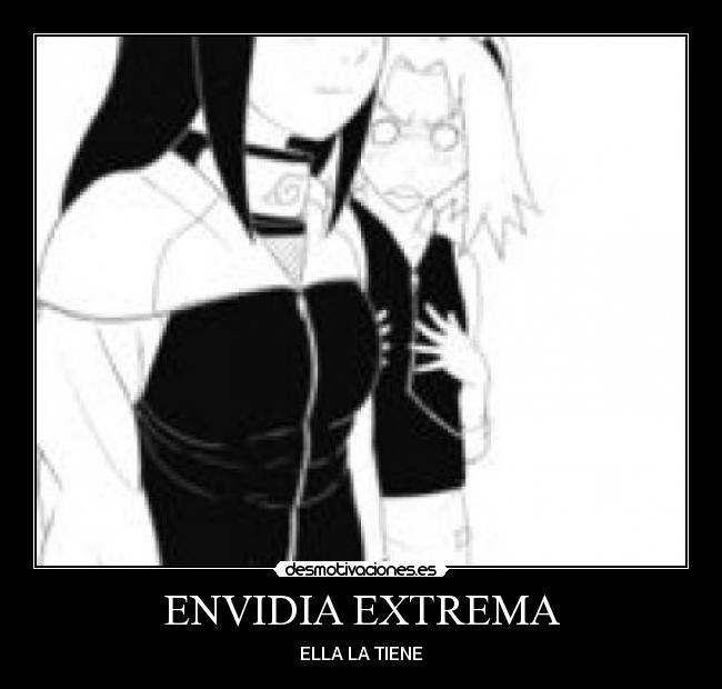 carteles envidia extrema naruto hinata tetas sakura desmotivaciones