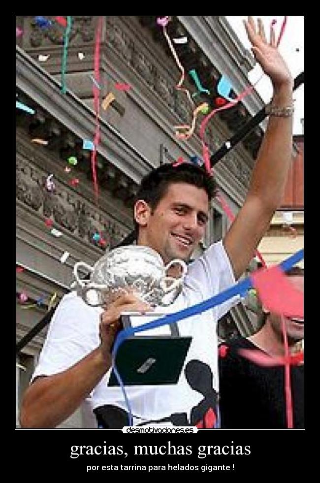 gracias, muchas gracias - 