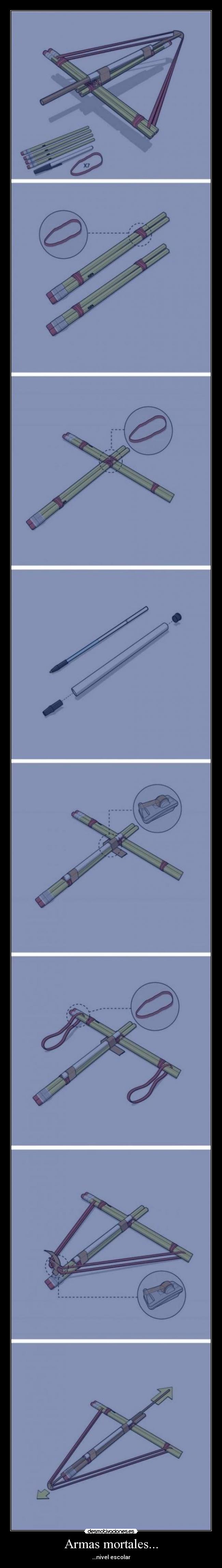 Armas mortales... - ...nivel escolar