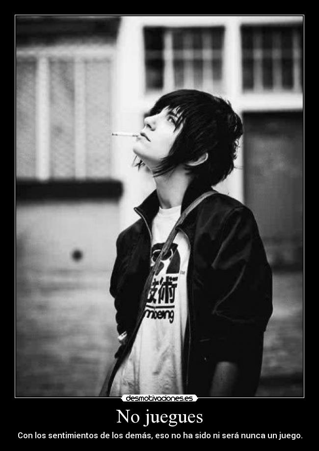 No juegues -