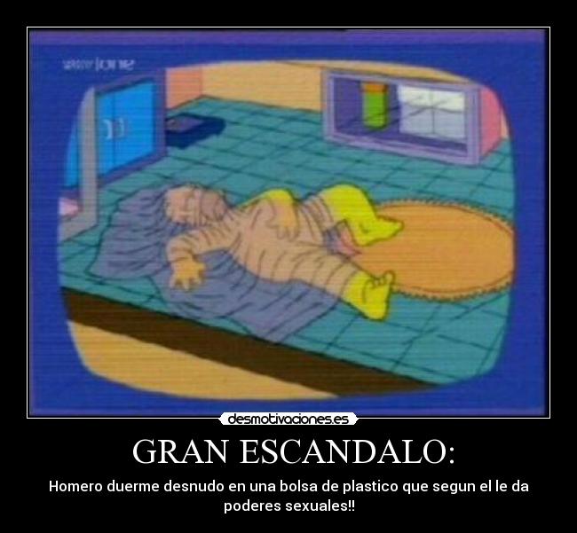 GRAN ESCANDALO: -