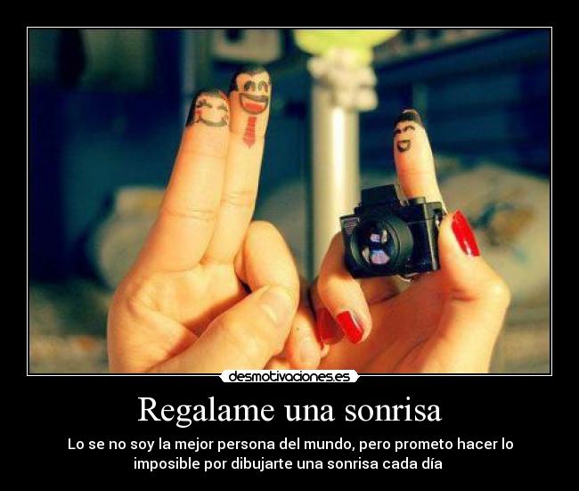 Regalame una sonrisa -