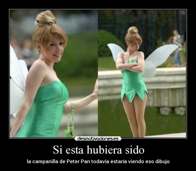 Si esta hubiera sido - la campanilla de Peter Pan todavía estaría viendo eso dibujo