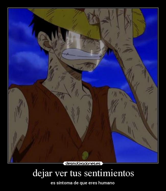 dejar ver tus sentimientos - 