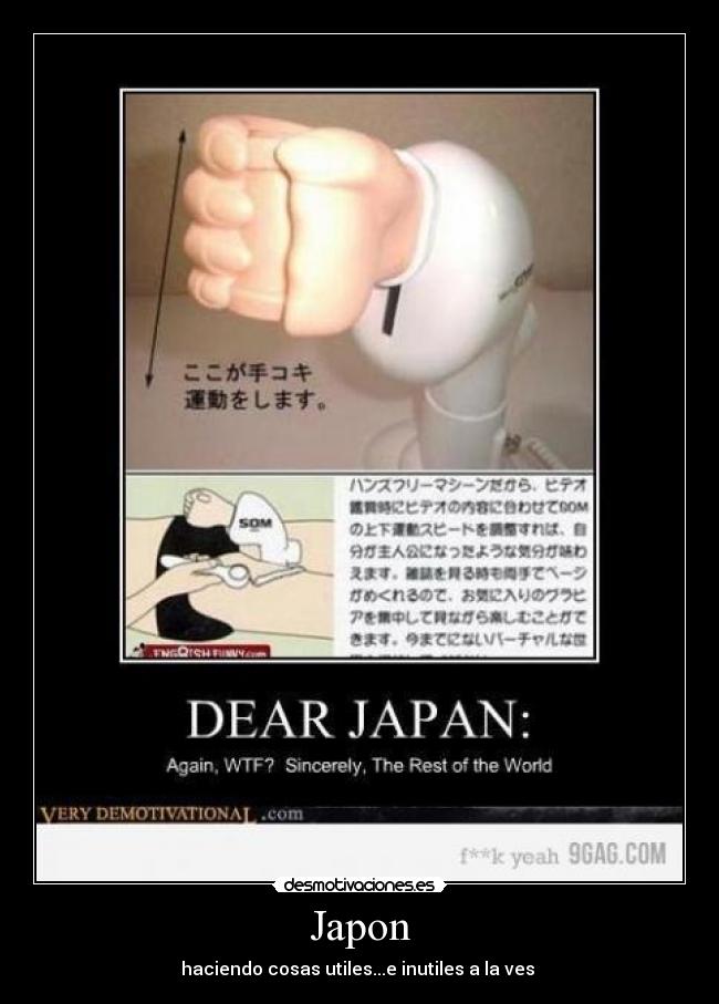 Japon - haciendo cosas utiles...e inutiles a la ves