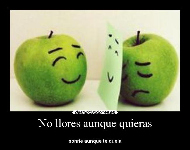 No llores aunque quieras - 