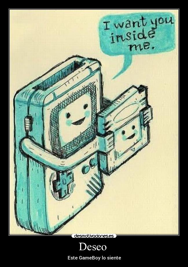 Deseo  - Este GameBoy lo siente