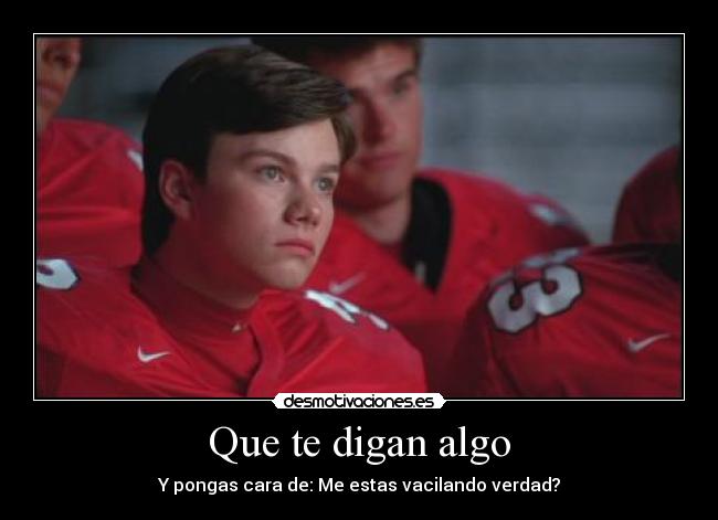 carteles glee kurt vacilar desmotivaciones