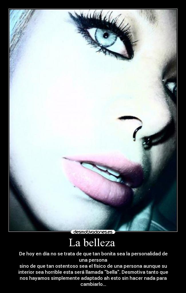 La belleza  - 