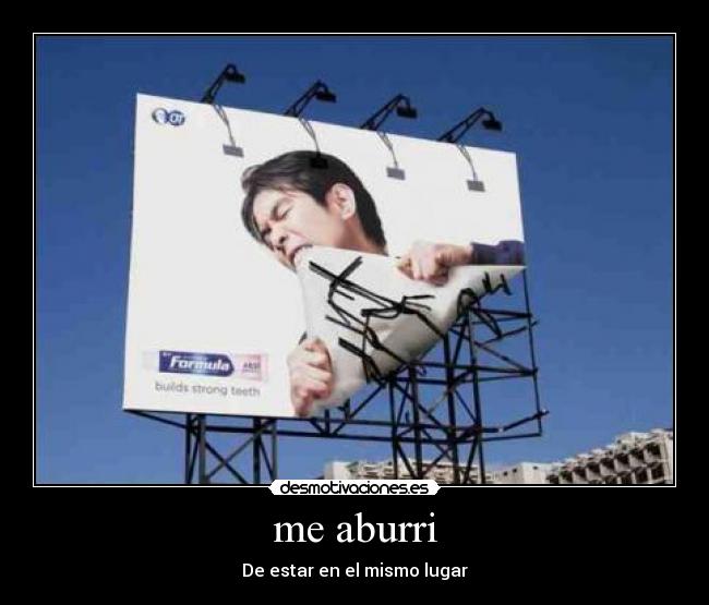 me aburri - 
