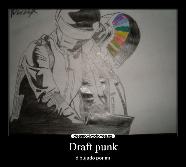 Draft punk - dibujado por mi