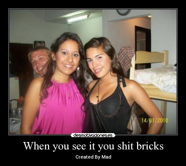 carteles when you see you shit bricks desmotivaciones