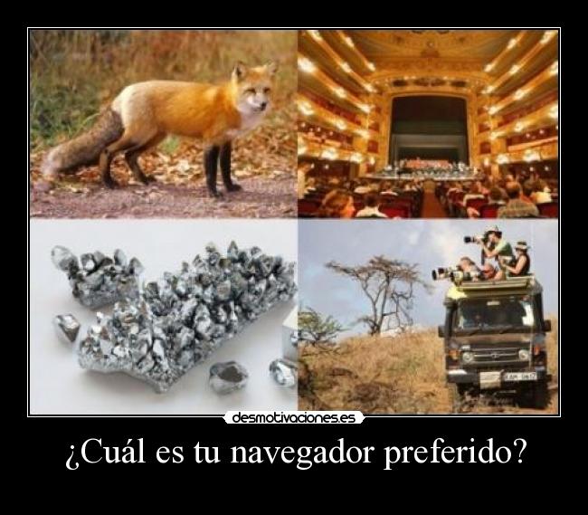 ¿Cuál es tu navegador preferido? -