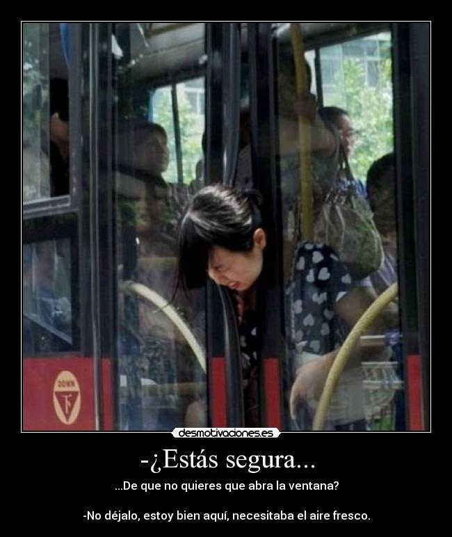 -¿Estás segura... -